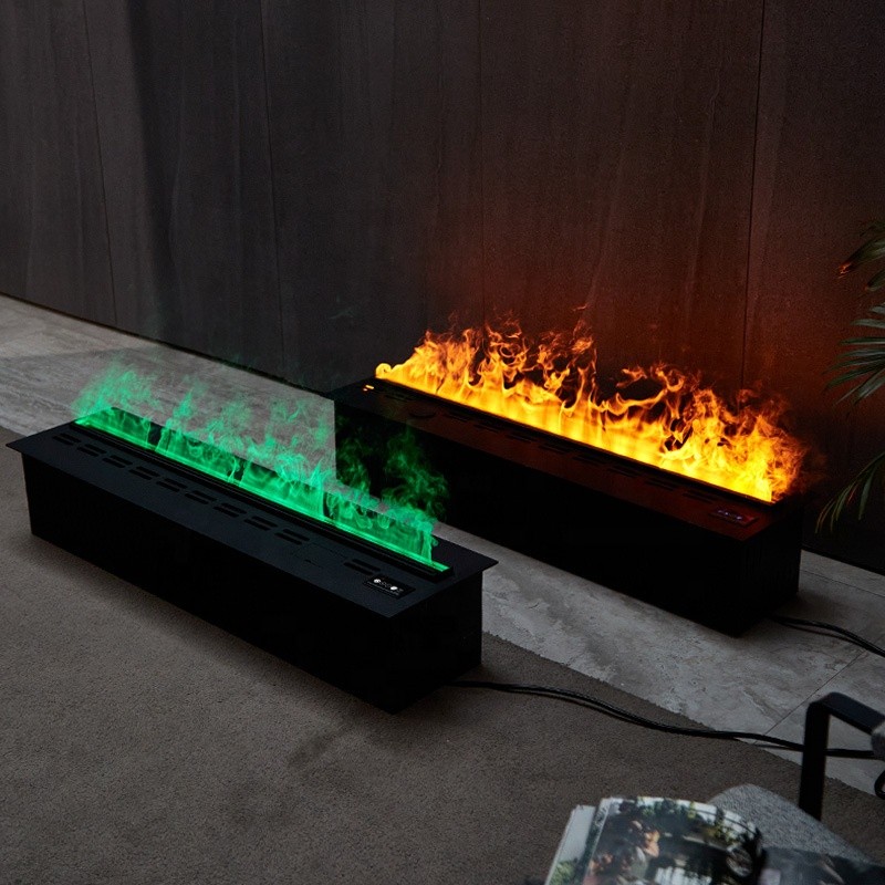 Wholesale Decor Embedded Electric Fireplace Atomization 3D Steam Mist Intelligent Fireplace Indoor W