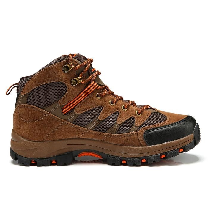 Sepatu Gunung SNTA 486 Brown Orange - Sepatu Hikking / Outdoor Pria