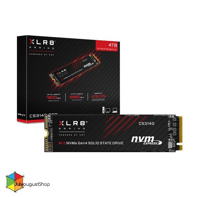 PNY XLR8 CS3140 M.2 NVMe SSD PCIe Gen 4 x4 - 4TB