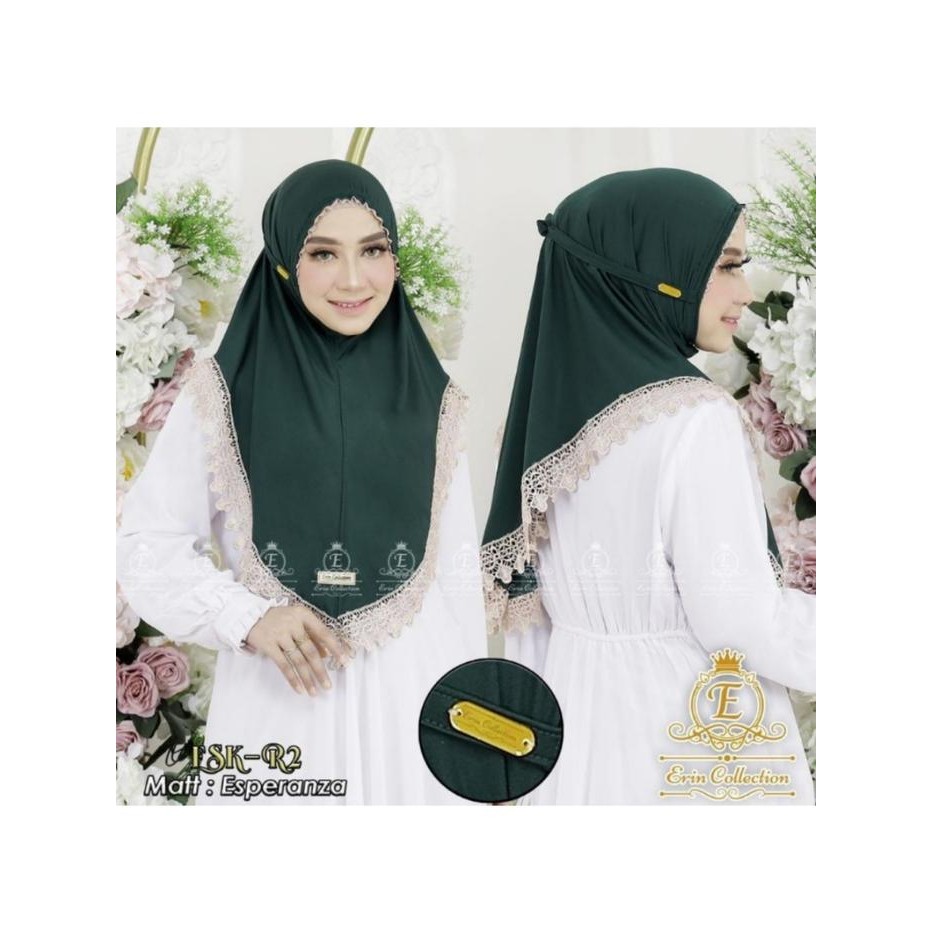 lplw- Jilbab Kerut Renda Prada Terbaru / Bergo Kerut / Kerudung Jersey Renda