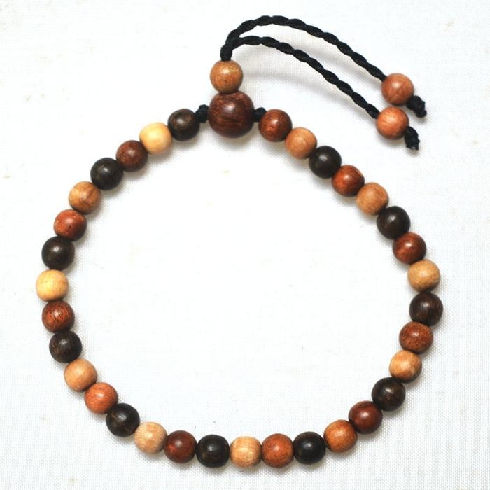 Prom0Besar- Indah Craft-Gelang Tasbih 33 Butir Kombinasi 3 Kayu (Setigi+Dewandaru+Kalimosodo)