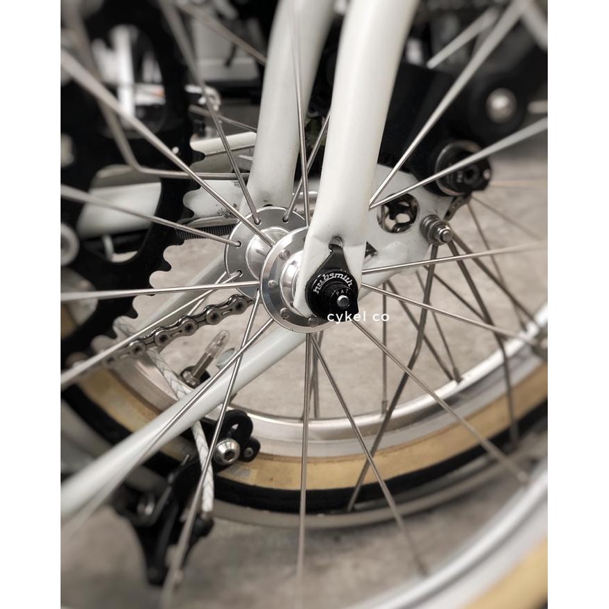 hubsth QR quick release skewer front hub 74mm titanium