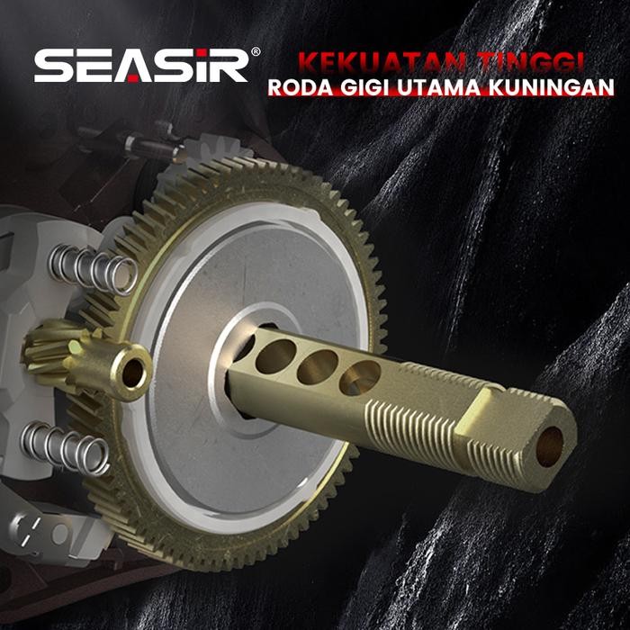 Seasir Mercury X Seahunter Turbo Pro Brutus Pro Reel Pancing Baitcasting Fishing Reel, Drag Clicker,