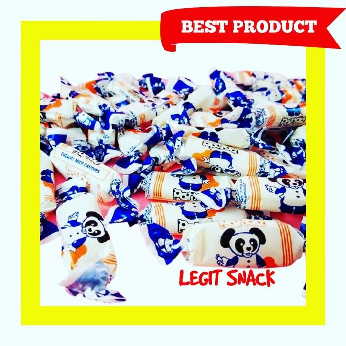 Eat,- Permen Susu Panda 100 Pcs Halal / Panda Milk Candy