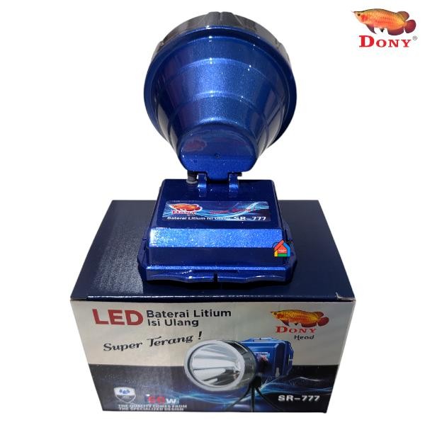 AbadiJY- Senter Kepala Dony Sr-777 Super Terang (60 Watt) / Dony Senter Kepala Sr777 Laser Led
