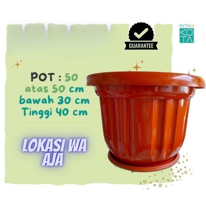 Lokasi Pondok Gede Grosir Pot 50 Cm Hitam Bunga Tambulapot Tbk