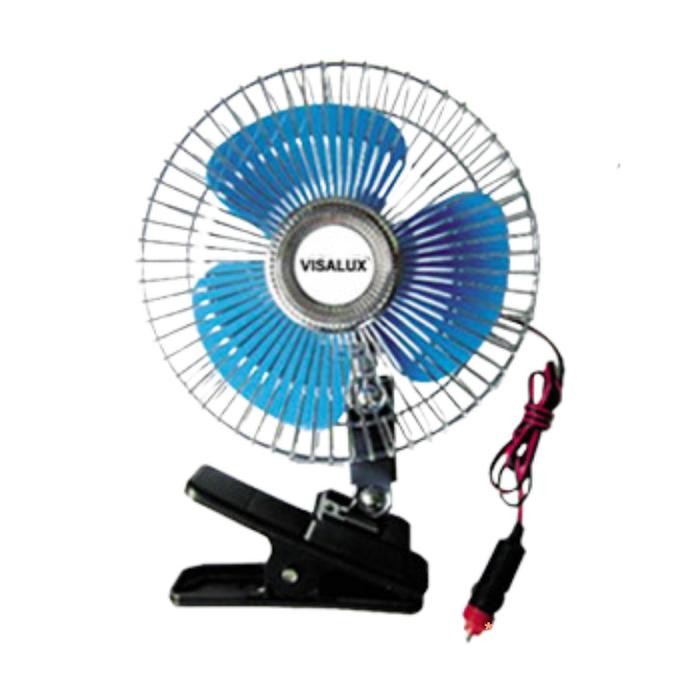 PRODUK KIPAS ANGIN MOBIL 6 INCH VISALUX KIPAS ANGIN DC 24 VOLT KIPAS JEPIT