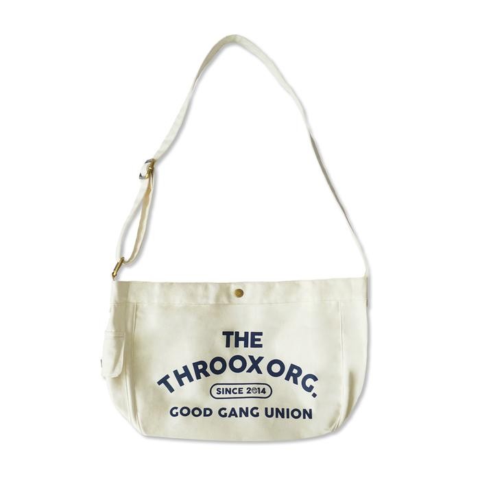 Throox Tas Messenger Broklyn White Kanvas