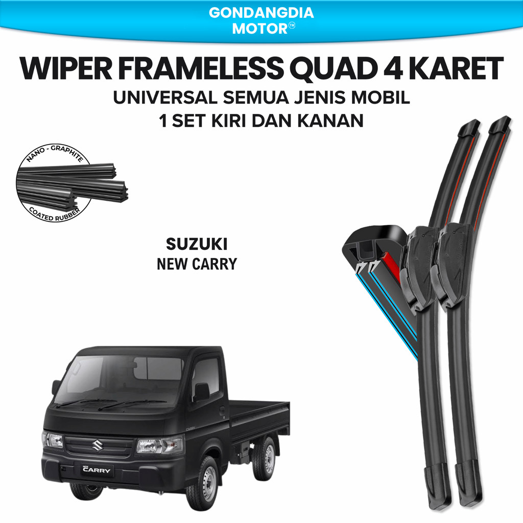 Wiper Suzuki New Carry Quad Kaca Depan Mobil