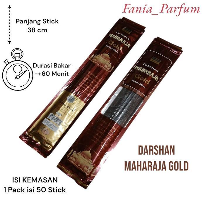 Dupa stick Maharaja Gold panjang isi 50 stick /buhur darshan pengharum ruangan