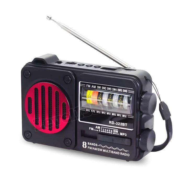 Radio FM/AM/SW Speaker Portable Bluetooth FM Radio Classic Design Radio Bluetooth FM/kartu TF/USB