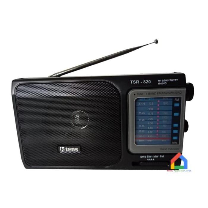 Radio Tens TSR 820FM AM SW 4 Band / Tens Radio TSR820 FM AM SW