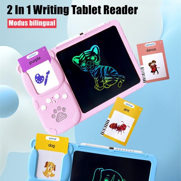Khusus Gosend Mesin Belajar/Tablet Gambar Mesin Pendidikan Dini Mesin Kartu Pintar Alas Tulis