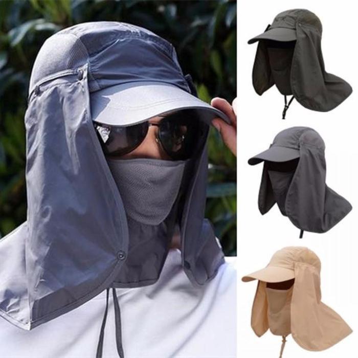 Topi Mancing Topi Masker Hiking Climbing Tentara Jepang