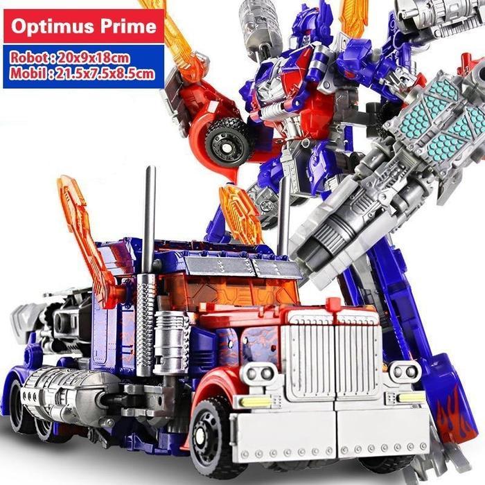 Duffy Toys Mainan Mobil Robot Deformation / Mainan Robot Mobil / Pengemudi Truk / Robot Optimus