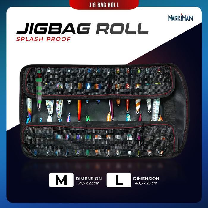 FIRELOCK ROLLING JIG BAG TAS PANCING METAL JIG TAS TEMPAT METAL JIG GULUNG TAS TEMPAT METAL JIG
