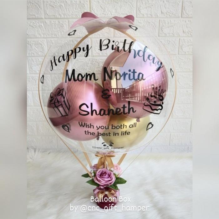 balon box / buket balon / balloon bouquet / kado balon / kado wisuda