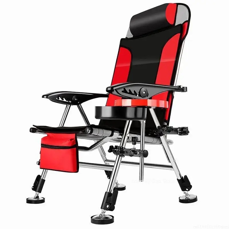 Fishing Chair Beach Chair Outdoor Foldable Chair Recliner Portable Multifunction Fishing Chair
