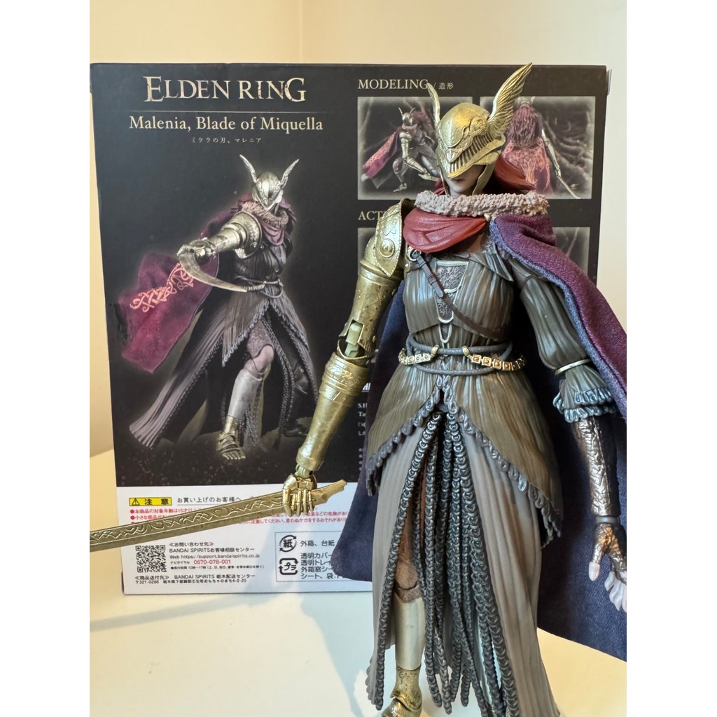 New Elden Ring Malenia Blade of Miquella Valkyrie Malenia Goddess of Rot Ko SHF Anime Action Figure