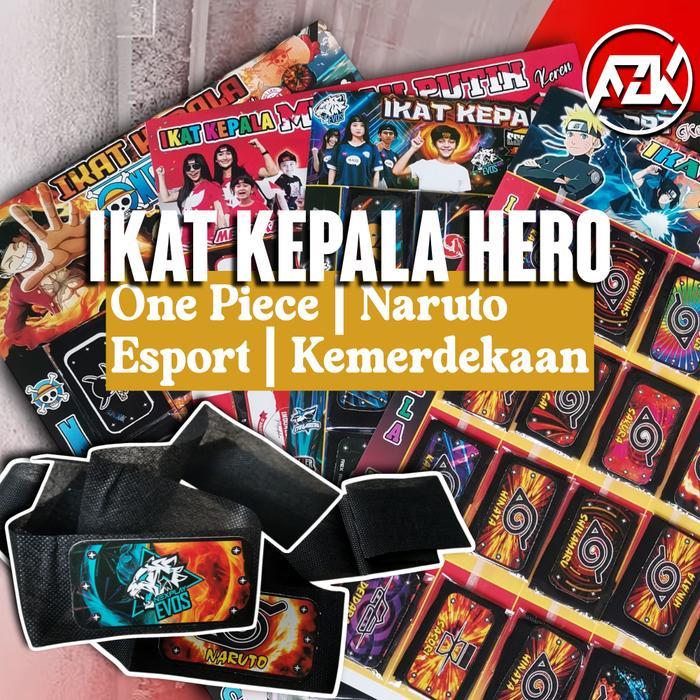 Aksesoris Mainan Anak Ikat Kepala Hero Headband Naruto One Piece Esport Dan Agustusan