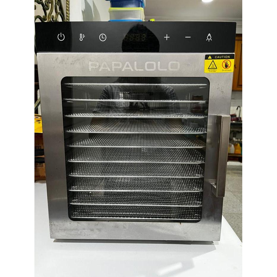PAPALOLO DRYING FOOD DEHYDRATOR MACHINE STAINLESS STEEL SS-10H