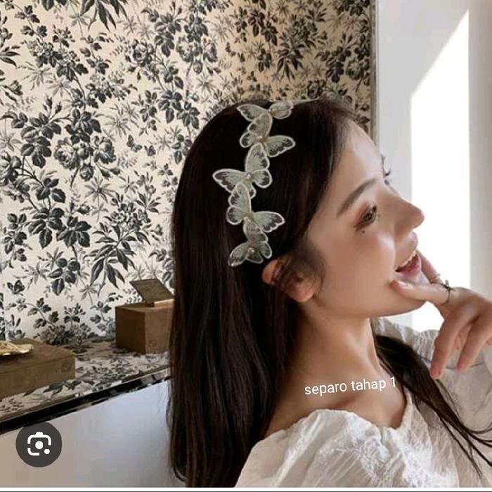 Bando Kupu Kupu Lucu 53P4R0 Z4N3Ta V1R4L 5Ud4H P4Sti B4Gu5 Headbands Terlaris