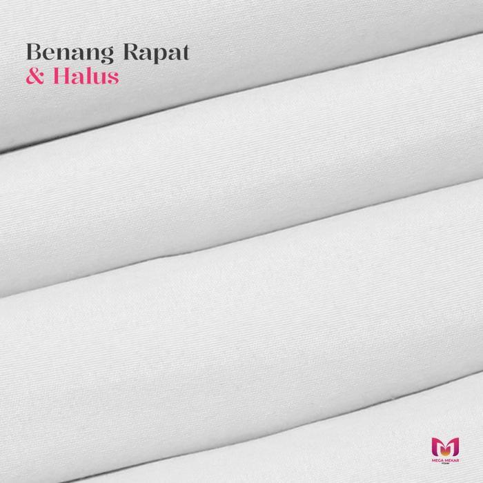 KOMPLIT GROSIR Kain 1 Roll Katun Polos Putih Termurah Korean Cotton Microtex