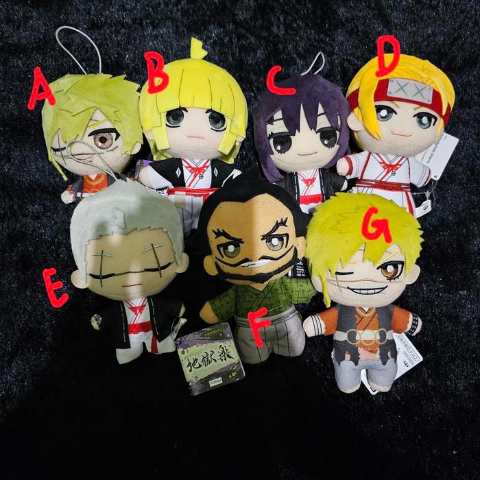 HOT SALE NUIGURUMI PLUSH FURYU TOMONUI JIGOKURAKU CHOBEI TENZA SHION TAMIYA DKK TERMURAH