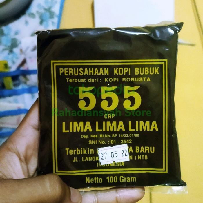 KOPI 555 - KOPI ROBUSTA - KOPI KHAS LOMBOK - 250gr