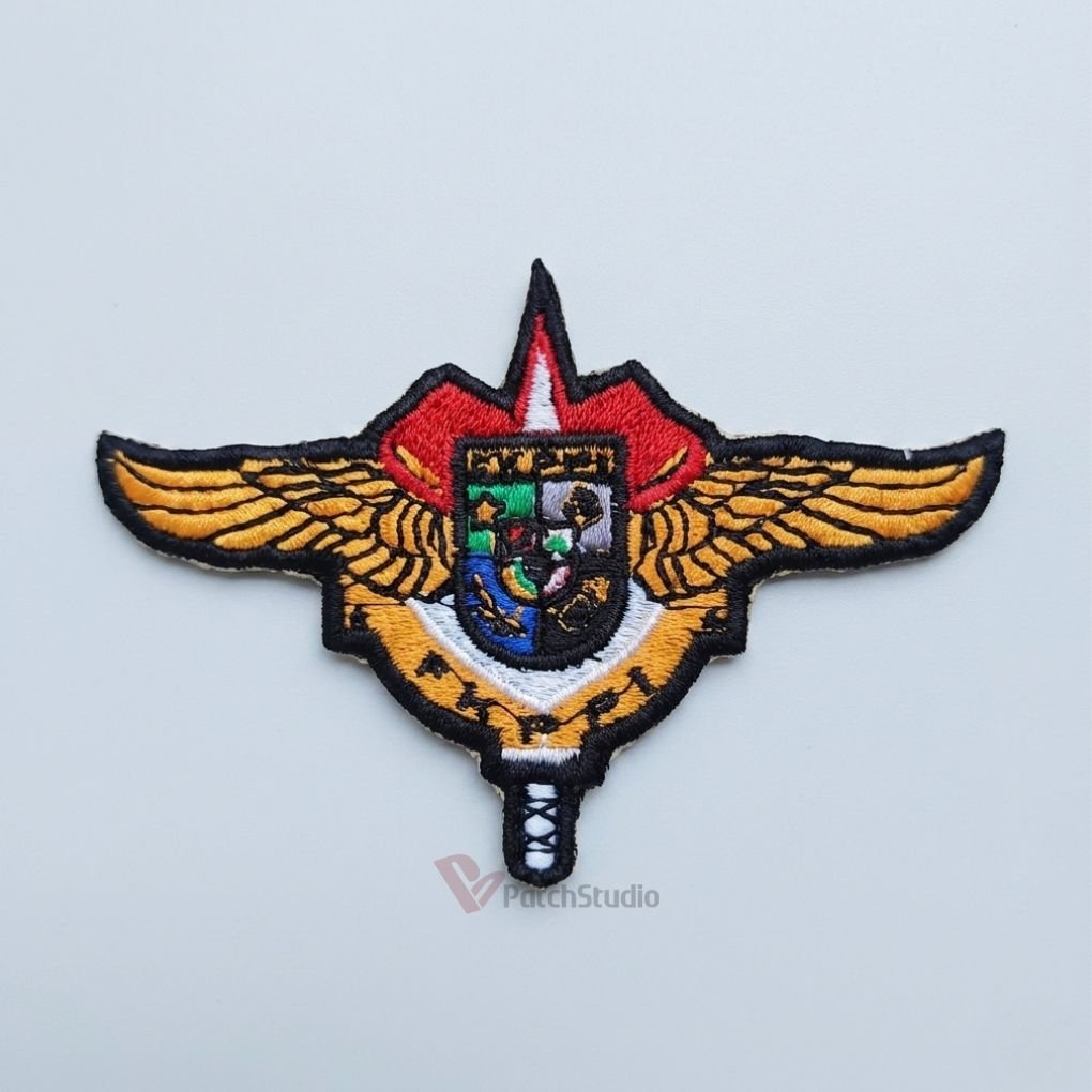 R-PS45 FKPPI POLRI | PATCH BORDIR GAMBAR LOGO TEMPELAN/FASHION
