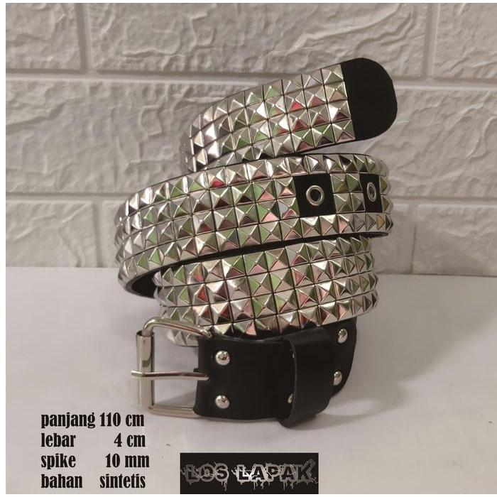 gesper beltspike punk 4 baris