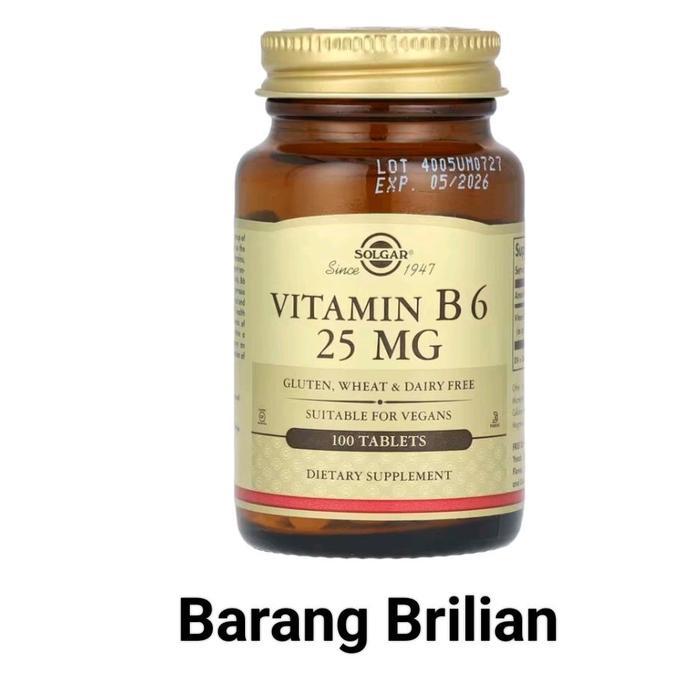 Solgar Vitamin B6 25 mg 100 Tablets