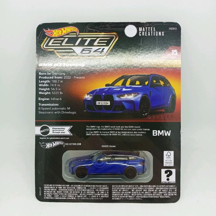 Hot Wheels Hw Elite 64 Elite64 Bmw M3 Touring