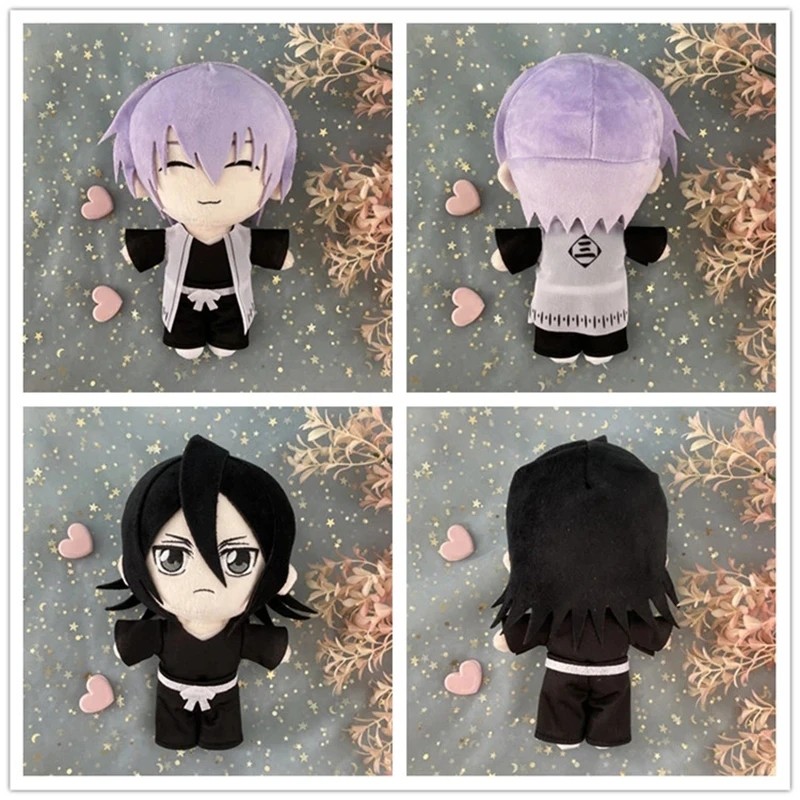 Anime BLEACH Kuchiki Byakuya Ulquiorra Cifer Kurosaki Ichigo Cosplay Plush Doll Toy Cute Soft