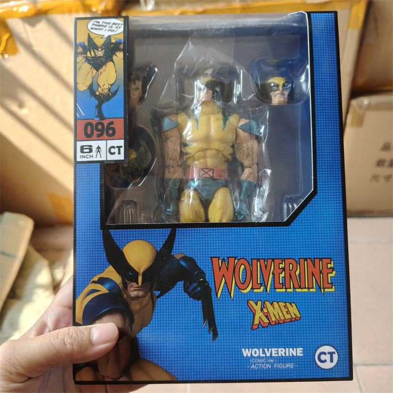 Ct Toys Wolverine Action Figure MAFEX No.096 Anime Figures X-Men Figurine Deadpool Wolverine PVC
