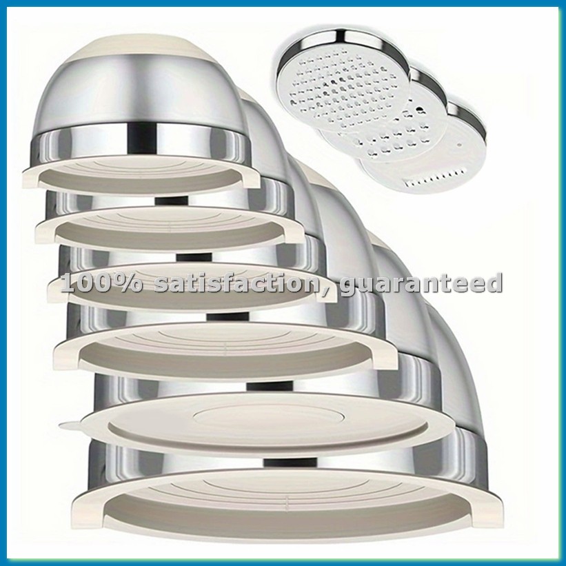 Monaraaya Khaki Mixing Bowl with Lid Set,6 Piece Stainless Steel Mixing Nesting Bowls for Salad Stor