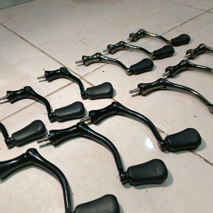 HANDLE REEL POWER HANDLE CNC KNOP RUBBER BULAT UKURAN 1000 SAMPAI 6000 UNIVERSAL