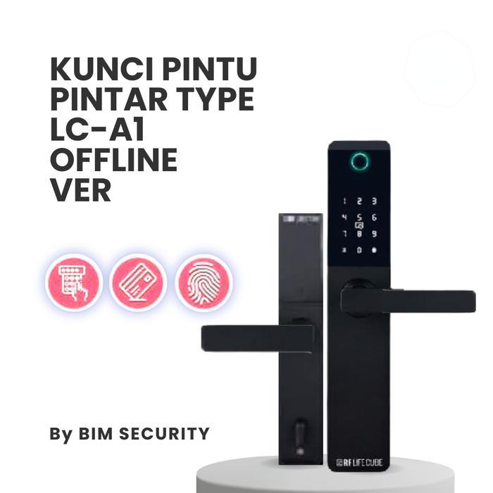 Rf Lifecube Smart Doorlock/Kunci Pintu Pintar Type Lc-A1 Offline Ver.