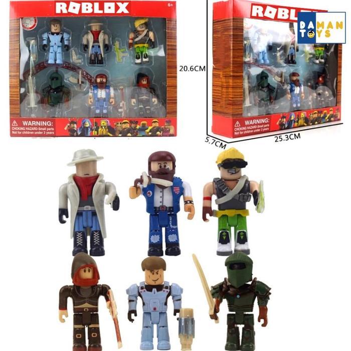 Ready Mainan Roblox Figure Set Figur Cake Topper Roblox