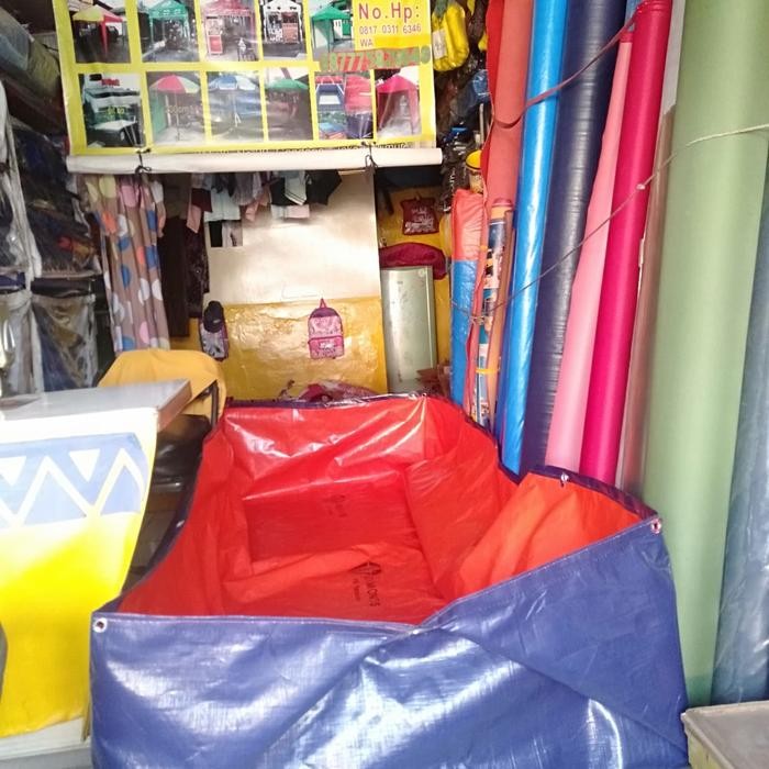 

kolam terpal budi daya ikan 2x1 tinggi 50cm