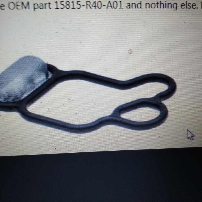 SEAL VTEC FILTER VALVE SPOOL ACCORD CP2 CRV RM 2012-2017 15815-R40-A01