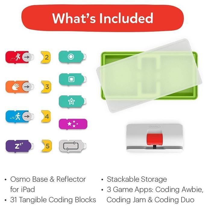 ADA Osmo Coding Starter Kit for iPad, Belajar Programming, Mainan Edukasi