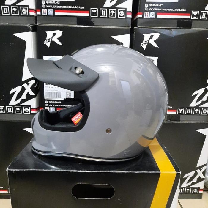 Helm Njs Freedom Solid Retro Classic Termurah