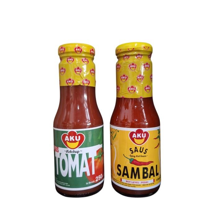 

Stok Baru Paket 2 Botol Tomat AKU dan Sambal AKU Kemasan 250 ML