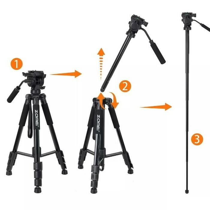 Tripod Zomei Q310 Black Monopod