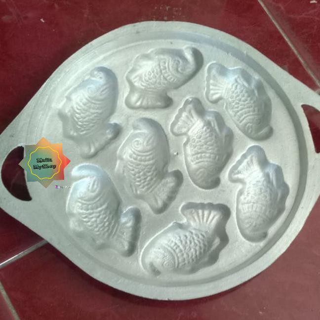 CETAKAN KUE BHOI KHAS ACEH BOLU KERING MOTIF IKAN ISI 8