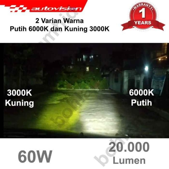 LAMPU LASER LED FOGLAMP H11 H16 AUTOVISION LASER FOG LIGHT LAMPU KABUT