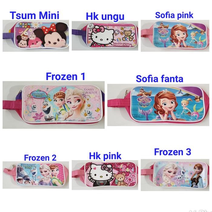 

Kotak / Tempat Pensil TsumTsum Hello Kitty Little Pony Princess Frozen
