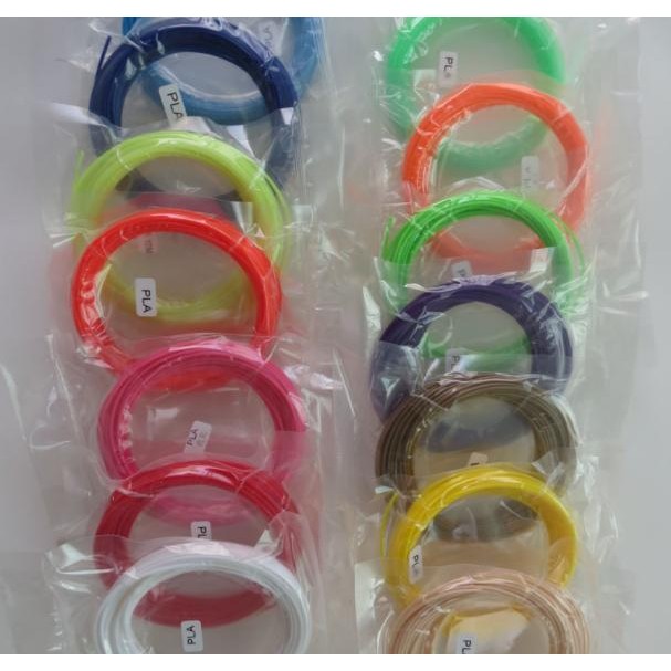 

Khusus Gosend! 5 Meter Tinta Refill Isi Ulang 3D Pen Printer Filament 1.75Mm Pla