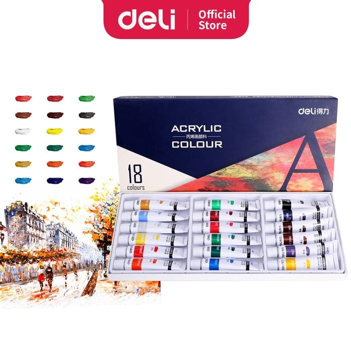 

Pilihan- Deli Cat Akrilik 18 Warna, Cepat Kering Dan Halus 73857